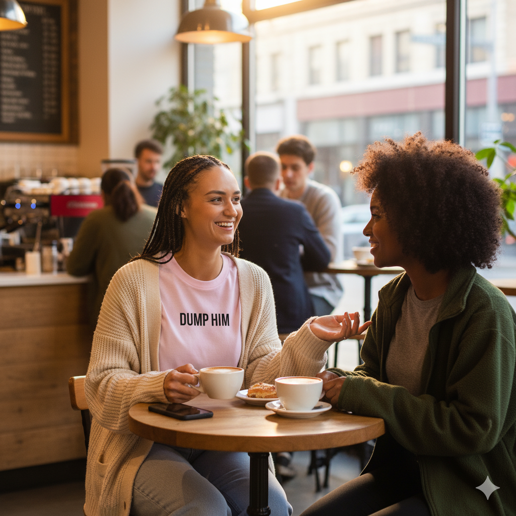 DUMP HIM T-Shirt | Comfort Colors 1717 | Women's Empowerment Tee